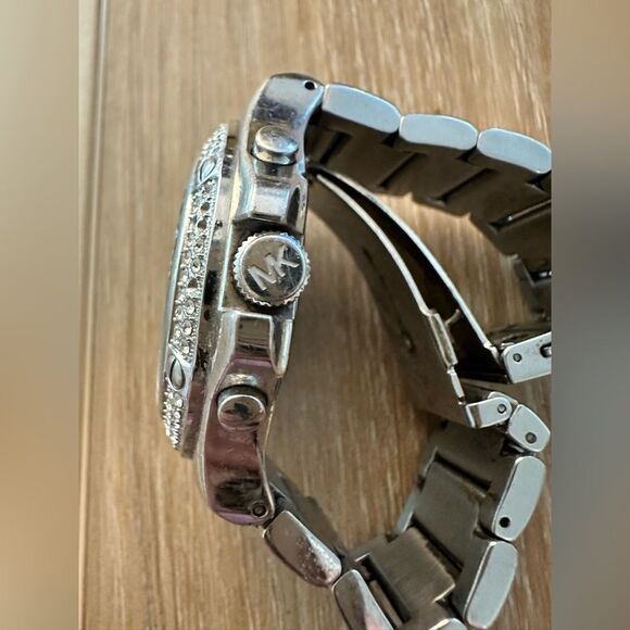 Michael Kors Silver Watch w/Rhinestone XS main image 4